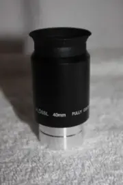 1.25" 40mm Plossl Telescope Eyepiece Coated Lenses Filter Threads Plastic Case