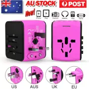 International Universal Travel Power Adapter Convertor Plug Power US/UK/AU/EU AU