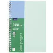 J.Burrows A5 Recycled PP Notebook 200 Page Teal