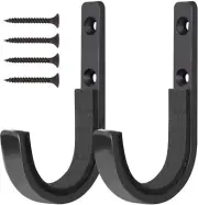 Wall Mount Gun Racks Rifle Shotgun Hanger felt lined Hand made Hooks Storage