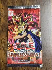 (1) Yu-Gi-Oh! Pharaoh’s Servant Square Konami Logo Booster Pack
