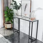 Minimalistic Marble Stone Console Table Entryway Hallway Display Table Furniture
