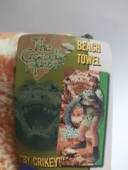 The Crocodile Hunter Vtg Beach Towel “isn’t She Gorgeous” Steve Irwin Croc Rare