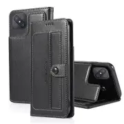 For Oppo Reno4 Z 5G Case SupRShield Pro Luxury Wallet Leather Flip Magnetic Stand Case Cover (Black)