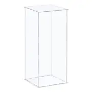 MECCANIXITY Acrylic Display Case Plastic Box Cube Storage Box Clear Assemble Sho