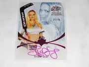 2013 Benchwarmer National TIFFANY SELBY Pink Foil Autograph Variant/25 PLAYBOY