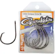Gamakatsu Inline Octopus Circle Fishing Hooks 25 Pack Sizes 6 to 8/0