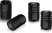 Lyvixora 4PCS Car Tire Valve Caps – Universal Valve Stem Covers for Car Wheels, Durable & Lightweight (Black)