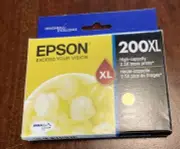 Genuine EPSON 200XL High-Capacity Yellow Ink Cartridge Exp 01/25