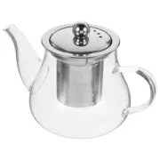 400 Ml Stainless Steel Teapot with Infusers Kettle Glass Teaware