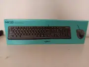 LOGITECH MK120 Corded Keyboard and Mouse Combo NEW IN BOX -Sealed