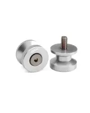 AEM Factory Ducati Rear Paddock Stand Bobbins - Scrambler 1100 - Silver