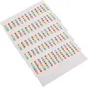 OFFSCH Beginner's Guitar Chords Tool 5pcs Fretboard Stickers Electric Guitar Fretboard Labels Violin Ukulele Stickers