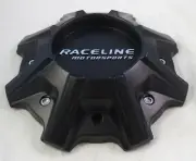 Raceline Wheels Flat Black Custom Wheel Center Cap Caps # C816-2 / CAP8035-2-U9B
