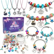 Kit De Fabricación De Joyas De Pulsera De Dijes Niños DIY Abalorios Artesanía