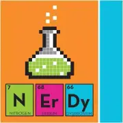 Get Nerdy 80's Pixel Retro Nerd Kids Birthday Party Paper Beverage Napkins
