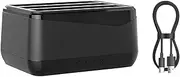 Type-C 3-Battery Charger Fast Charging Base Box Storage Case for Insta360 X4 Battery