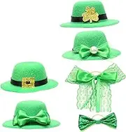 1set Mini Bow Tie Adorn Wine Bottle Hat Decorative Wine Bowknot Props