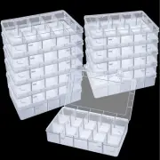 15 Large Grids Storage Container 11 X 6.7 X 2.2In Plastic Washi Tape Organizer