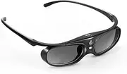Rechargeable DLP-Link 3D Glasses, High Definition, No Ghosting, Long Battery Life, Compatible with BenQ, Optoma, Dell, Acer, Viewsonic DLP