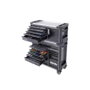 SP Tools 631Pcs Tech Ser Toolkit - Metric/SAE 18 Drawer with Power Tool Cupboard