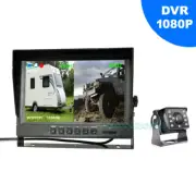 9" IPS HD DVR Rear View Monitor + AHD 1080P 8LED IR Reversing Camera Kit 15m