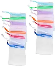 Baluue 30pcs Foaming Net Soap Exfoliating Soap Soap Foam Nets Drawstring Soap Soap Saver Foaming Net Soap Soap Pouch Nylon