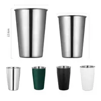 在飛比找ETMall東森購物網優惠-Stainless steel water cup sing