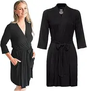 [Posh Peanut] Mommy Robe for Maternity, Labor Delivery Soft Nursing Lounge Wear, Viscose from Bamboo