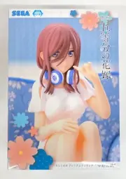 Chokonose Premium The Quintessential Quintuplets Movie Miku Nakano Figure SEGA