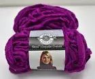Loops & Threads Flaunt Coquette Ribbon Yarn - 2 Skeins Color Fuchsia #7
