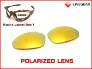 LINEGEAR 24K Gold Polarized Lens Oakley Racing Jacket Generation 1 [RJ1-24K-POLA