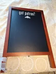 Got Patron Double Sided Frame Board-Chalk Board. New