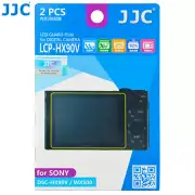 JJC 2pcs LCD Guard Film Camera Display Screen Protector for SONY DSC-HX90V WX500