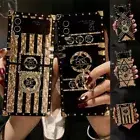 For Samsung Galaxy Z Flip4 Flip3 5G Luxury Gold Flower Shockproof Case