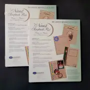 New Creative Memories 8.5x11 NATURAL Refill 15 Pgs/30 sides RCM-11NT * Lot Of 2