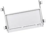 FccsiKoa Under Desk Keyboard Drawer Tray Keyboard Push and Pull Smooth Keyboard Organizer for Home Office Sturdy Accessory, White
