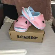 Toddler Girls Light Up Dolphin Slide Sling Back Size 9