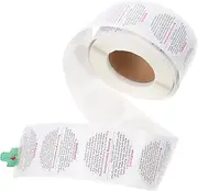 DOITOOL 1 Roll Candle Making Sticker Self Adhesive Warning Labels for Candle Jars Easy to Use Safety Decals and DIY Projects