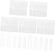 minkissy Chic and Comfortable Long Nail Tips Set 5 Boxes Diy Manicure Nails Women's Artificial Nail Art Supplies