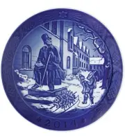 Royal Copenhagen 2014 Christmas Plate H.C. Andersen #901114 NEW IN BOX Mint