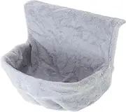 ROMISBABA Cat Window Bed Warm and Comfortable Hanging Cat Hammock Plush Lined Grey