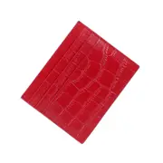 Split Cow Leather Card Wallets ID Card Holder Crocodile Pattern Vintage High Quality Coin Purse Short Slim Men Wallets