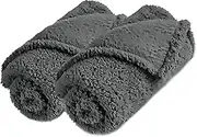 BESPORTBLE Comfortable Pet Blanket Set 2 Pieces Pet Quilt for Dogs Cats Warm Lightweight