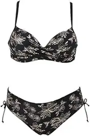 HBSSEE Swimsuits Women's Swimwear Spa Swimsuit Conservative Triangle Bikini for Pool Parties Cruise Honeymoon Beach Tour, Ms. Sexy Beachwear Bikini (Color: White, Size: 10UK)
