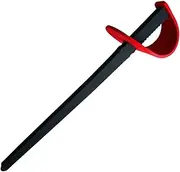 Vaveren Fencing Foam Sword Training Aid Props Sport Equipment Training Sword Practice for Kids Children Knight Dueling Rapier Pirate, Red