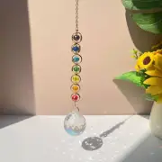Crystal Suncatcher Mobile Meditation Home Decor Rainbow Maker Prism Suncatcher