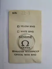 NOS Ladies Seamaster Omega Acrylic Armored Crystal 22.1 mm om-195