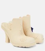 [Burberry] Burberry Highland rubber mules AU 6 beige