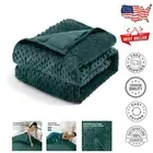 Cozy 25 lbs Minky Dot Weighted Blanket for Relaxation - King Size 80 x 87 inches
